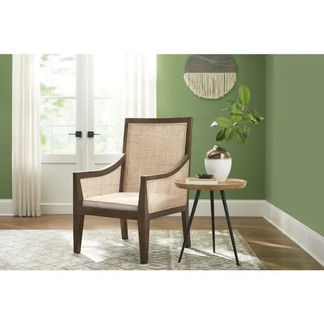 Sillón con tapizado en tela Haze/Caña (juego de 1)