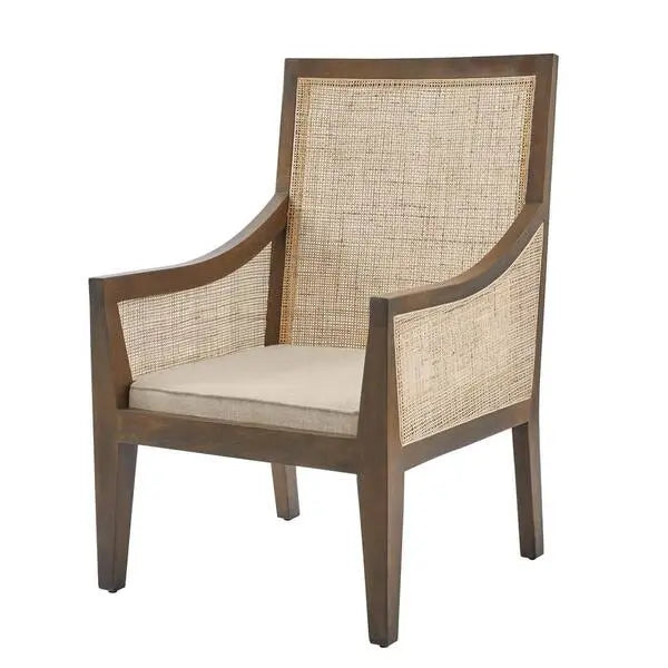 Sillón con tapizado en tela Haze/Caña (juego de 1)